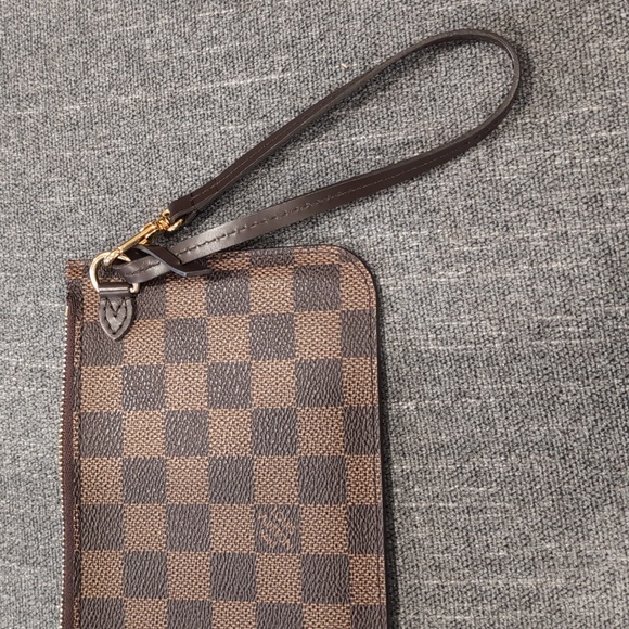 Louis Vuitton Neverfull Pochette PM Damier Ebene Coated Canvas, AR0174, NWOT - Picture 4 of 10